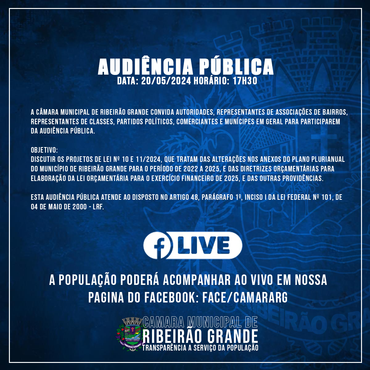  Convite para Audiência Pública